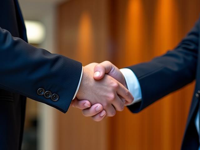 Strategic partnership and permanent placement handshake